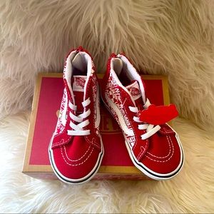 NIB Toddler VANS OFF THE WALL SK8-HI Sneakers